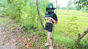 สาวไทยโชว์หีริมทาง เสียงครวญครางสุดเร่าร้อน