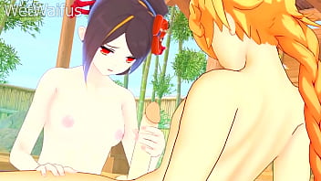 Chiori Ingin Vaginanya Dibersihkan Dengan Sperma Panas Dan Putih – Hentai Genshin Impact