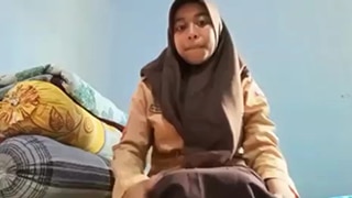 Gadis Sma Berhijab Bercinta Dengan Seragam Pramuka
