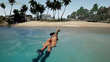 Lara Menjelajahi Kapal Karang Untuk Mengejar Kenikmatan Ranum Dalam Game Hentai 3d