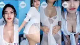 Gaun Dalam Aoraa Putih Tembus Pandang Yang Menggoda