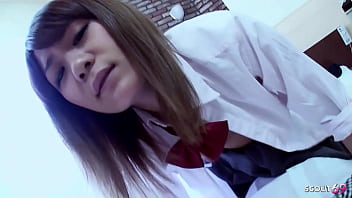Gadis Sma Jepang Dalam Seragam Digoda Dan Digauli Oleh Pria Tua Dalam Casting Porno Tanpa Sensor, Diberkati Sperma Dalam-dalam Di Jepang