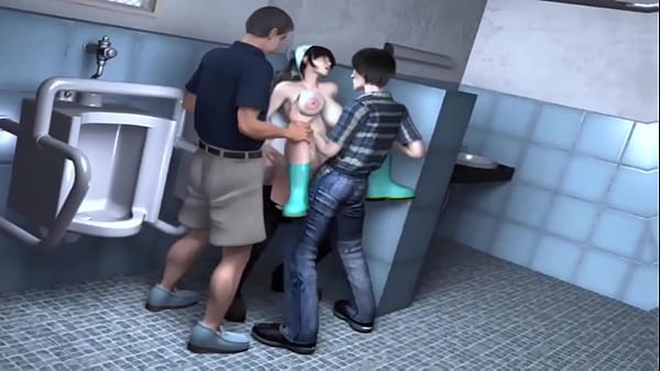Petugas Kebersihan Berpayudara Besar Dan Siswa Beruntung – Hentai 3d 42