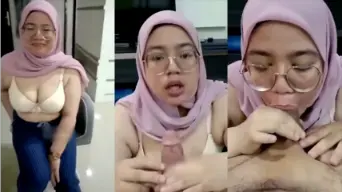 Cewek Berjilbab Ngesot Batang Om-om Heboh Di Media Sosial