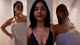 Cybel Cewek Seksi Live Mandi Bikin Ngiler