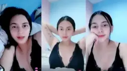 Mbak Bie Balik Live Pake Lingerie Item, Bikin Gregetan.
