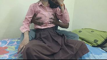 Cewek Kuliahan India Digebuk Kontol Di Kamar Pacar, Makin Kenceng Makin Basah
