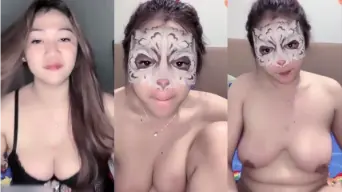 Nonton Miss Azkia Pake Lingerie Hitam Live Bugil Bikin Ngaceng