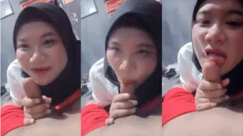 Sepongan Enak Pacar Cantik Bikin Crot Sampe Muncrat
