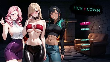 Ibu-ibu Penyihir Pirang Seksi Digempur Dan Digenjot Habis-habisan | Game Clicker Hentai | Demo Lich X Coven