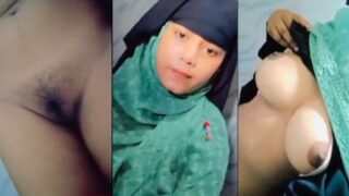Big-boob Cewek Hijab Syuting Mms Di Kamar Mandi