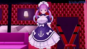 Minato Aqua Dan Takane Lui Mainin Kontolku Sampai Keras Banget. – Hentai Hololive Vtuber