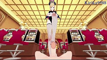 Yuzuki Choco Si Kelinci Nakal Dan Nanashi Mumei Si Kelinci Genit, Ngewe Panas Banget Sambil Saling Jilat. – Pov Hentai Hololive.