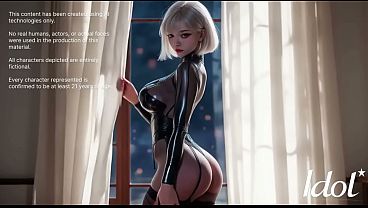 Bocah Korea Tiri Digebuk Kontol, Mulut Penuh Air Mani, Coli Puas [ai]